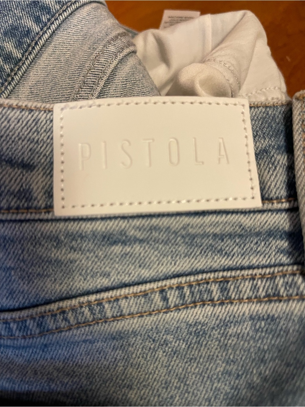 pistola Light Blue High-Rise Wide Leg Jeans - Picture 6 of 9